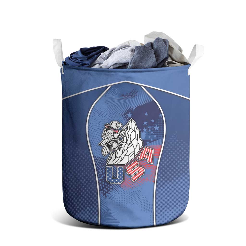 USA Climbing Laundry Basket American Eagle Climber