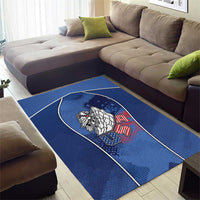 USA Climbing Area Rug American Eagle Climber