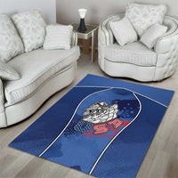 USA Climbing Area Rug American Eagle Climber