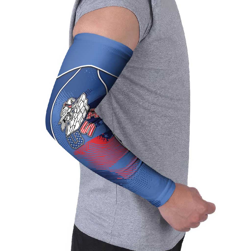 Custom USA Climbing Arm Sleeves American Eagle Climber
