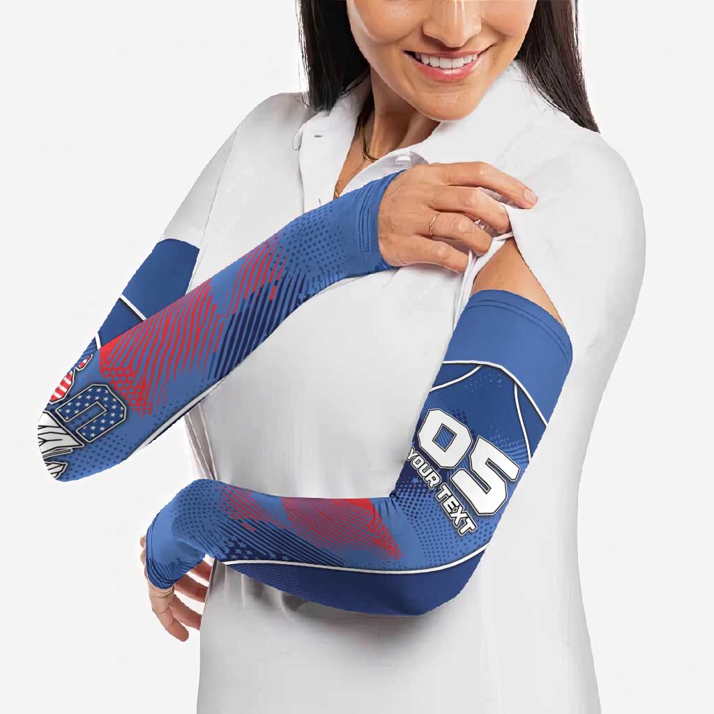 Custom USA Climbing Arm Sleeves American Eagle Climber