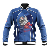 Custom USA Climbing Baseball Jacket American Eagle Climber