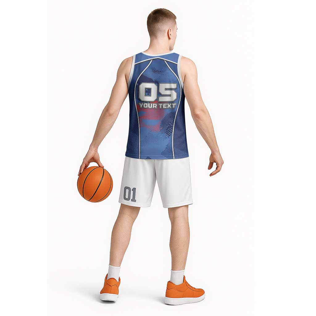 Custom USA Climbing Basketball Jersey American Eagle Climber
