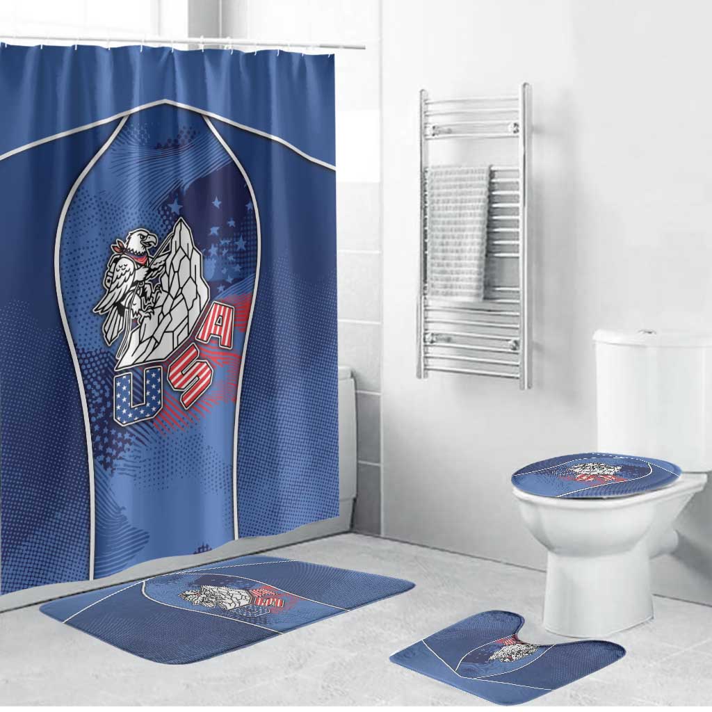 USA Climbing Bathroom Set American Eagle Climber