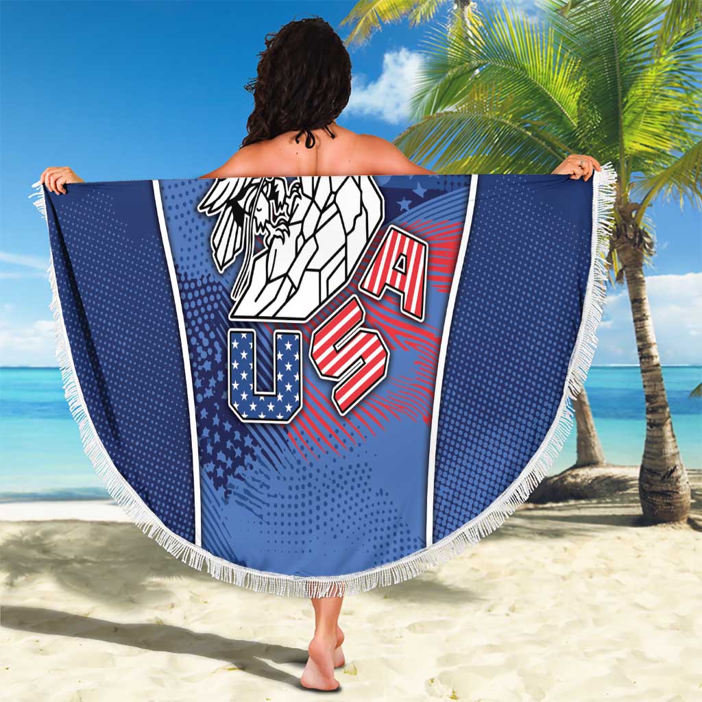 USA Climbing Beach Blanket American Eagle Climber