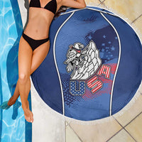 USA Climbing Beach Blanket American Eagle Climber