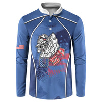 Custom USA Climbing Button Sweatshirt American Eagle Climber