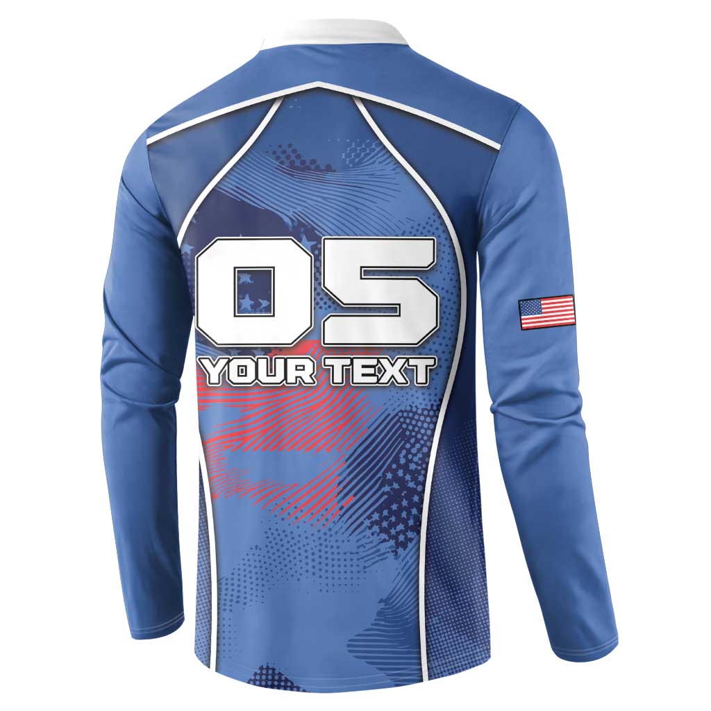Custom USA Climbing Button Sweatshirt American Eagle Climber