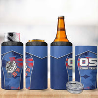 Custom USA Climbing 4 in 1 Can Cooler Tumbler American Eagle Climber