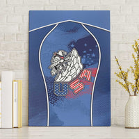 USA Climbing Canvas Wall Art American Eagle Climber