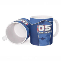 Custom USA Climbing Ceramic Mug American Eagle Climber