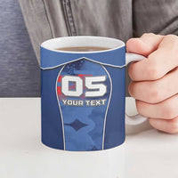 Custom USA Climbing Ceramic Mug American Eagle Climber