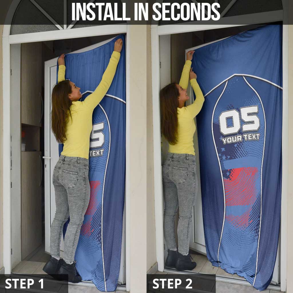 Custom USA Climbing Door Cover American Eagle Climber