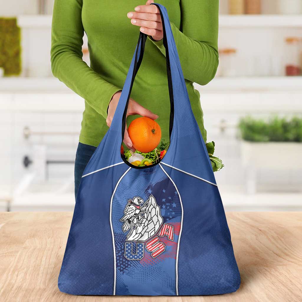 USA Climbing Grocery Bag American Eagle Climber