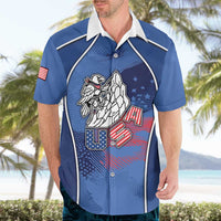 Custom USA Climbing Hawaiian Shirt American Eagle Climber
