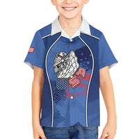 Custom USA Climbing Hawaiian Shirt American Eagle Climber