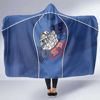 USA Climbing Hooded Blanket American Eagle Climber