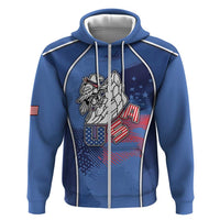 Custom USA Climbing Hoodie American Eagle Climber