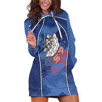 Custom USA Climbing Hoodie Dress American Eagle Climber