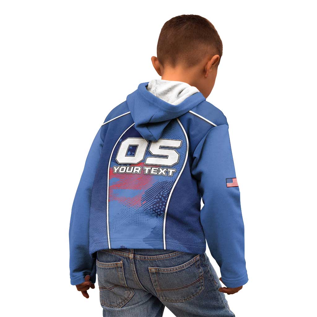 Custom USA Climbing Kid Hoodie American Eagle Climber
