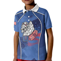 Custom USA Climbing Kid Polo Shirt American Eagle Climber