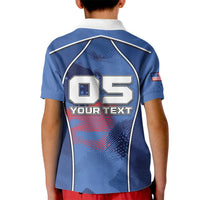 Custom USA Climbing Kid Polo Shirt American Eagle Climber