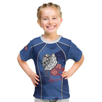 Custom USA Climbing Kid T Shirt American Eagle Climber