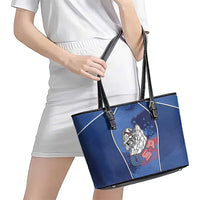 USA Climbing Leather Tote Bag American Eagle Climber