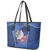 USA Climbing Leather Tote Bag American Eagle Climber