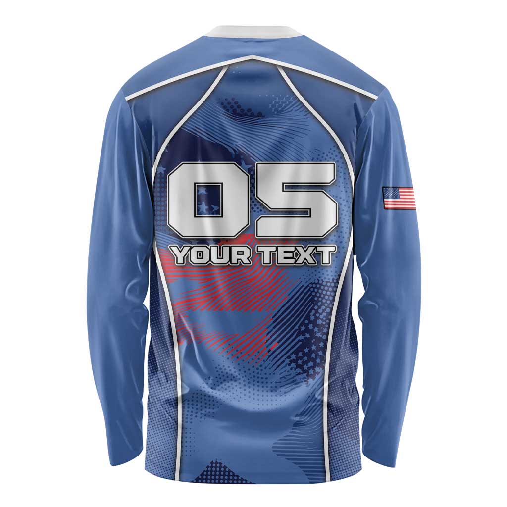 Custom USA Climbing Long Sleeve Shirt American Eagle Climber