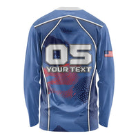 Custom USA Climbing Long Sleeve Shirt American Eagle Climber