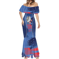 Custom USA Climbing Mermaid Dress American Eagle Climber