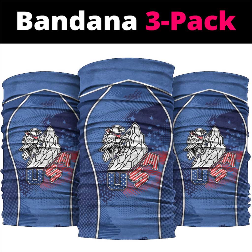 USA Climbing Neck Gaiter American Eagle Climber