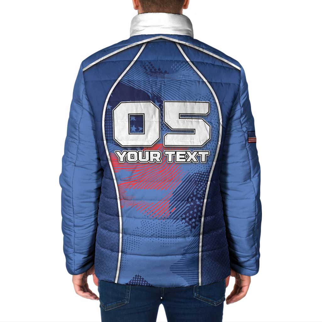 Custom USA Climbing Padded Jacket American Eagle Climber