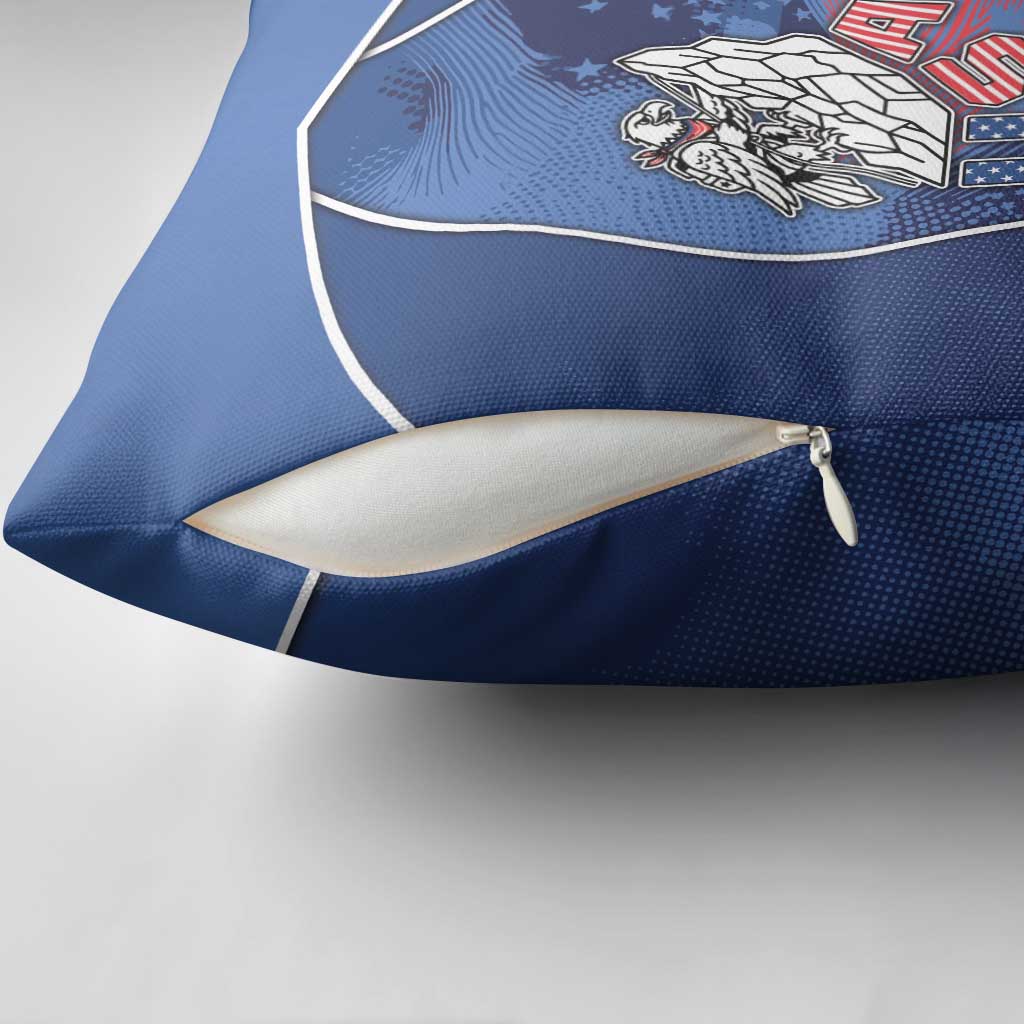 USA Climbing Pillow Cover American Eagle Climber