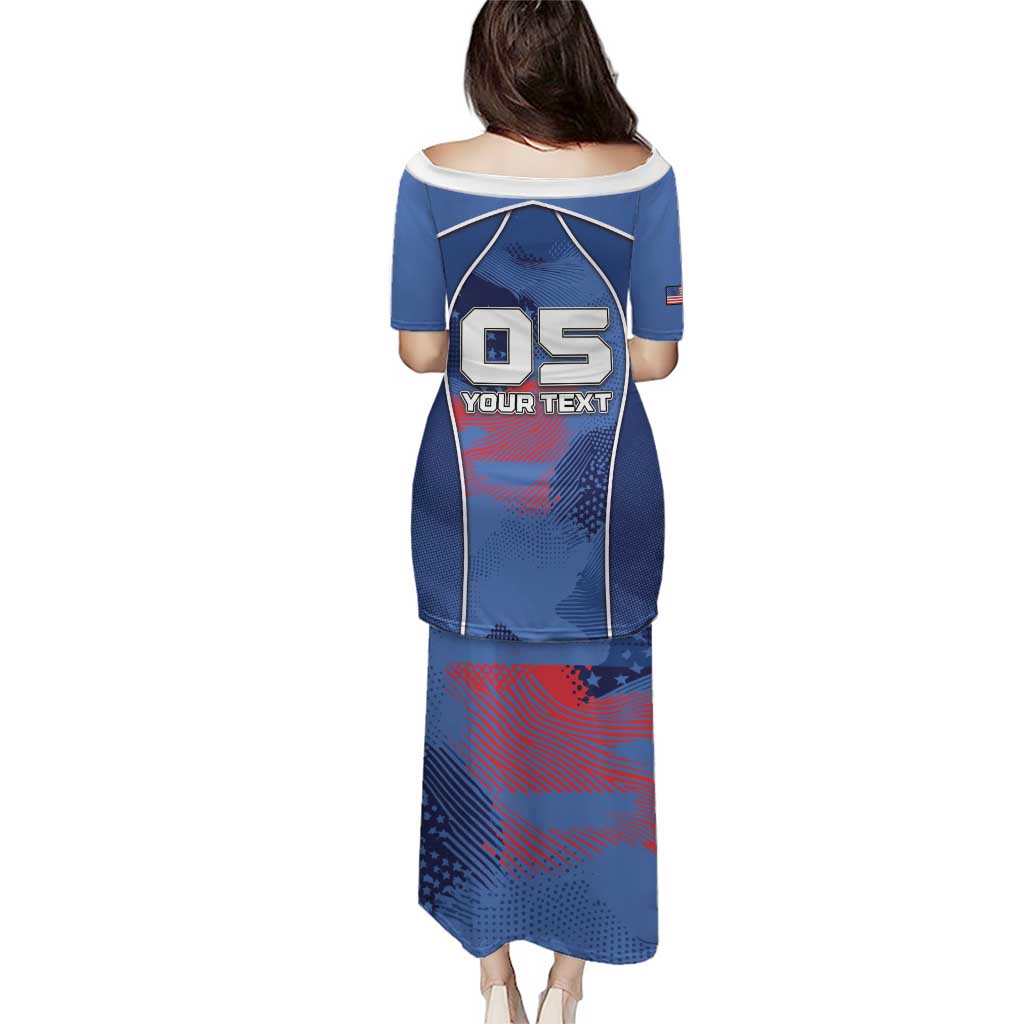 Custom USA Climbing Puletasi American Eagle Climber