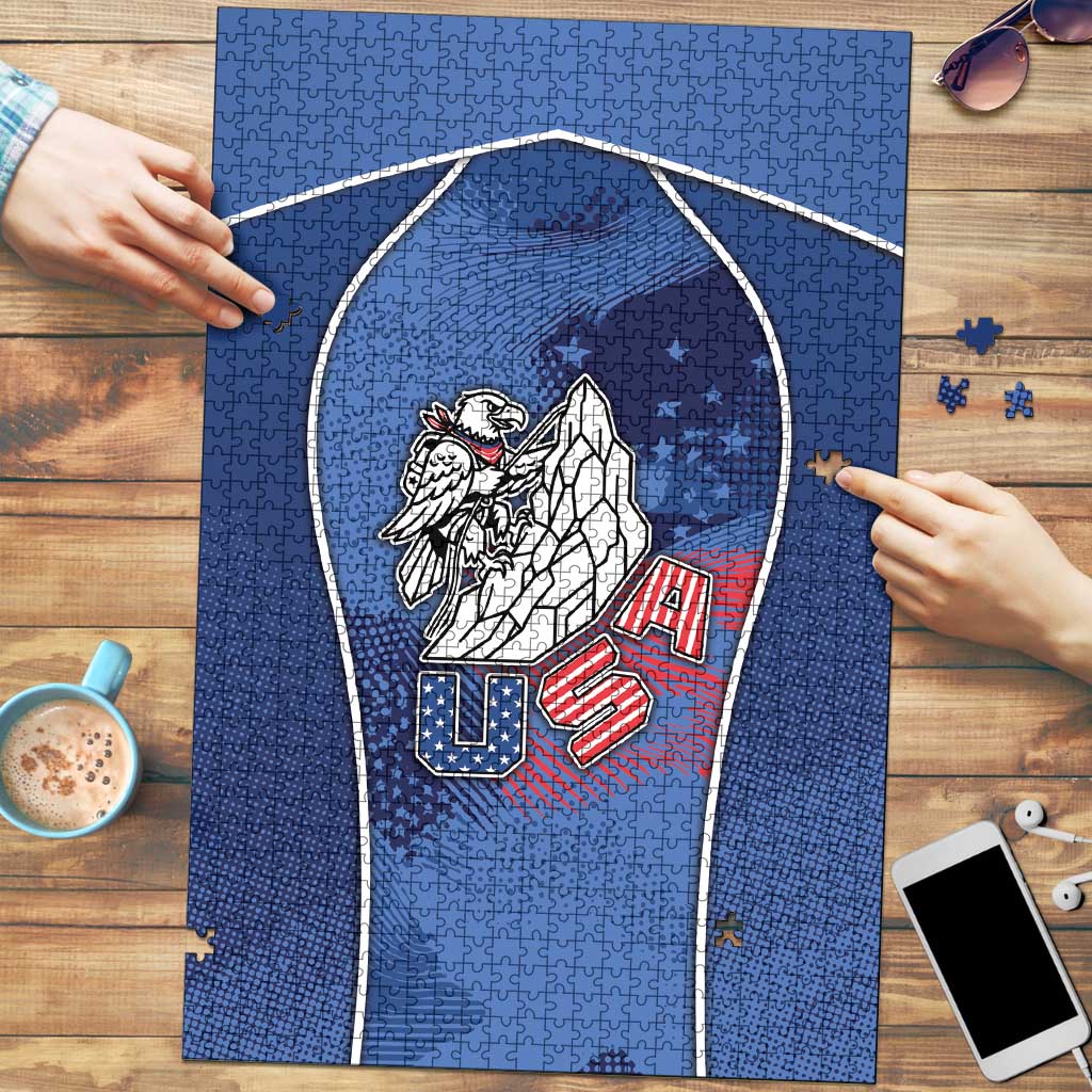 USA Climbing Puzzle American Eagle Climber