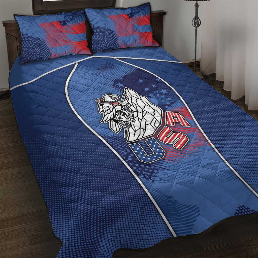 USA Climbing Quilt Bed Set American Eagle Climber