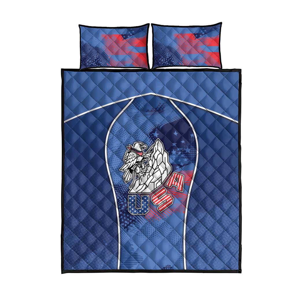 USA Climbing Quilt Bed Set American Eagle Climber