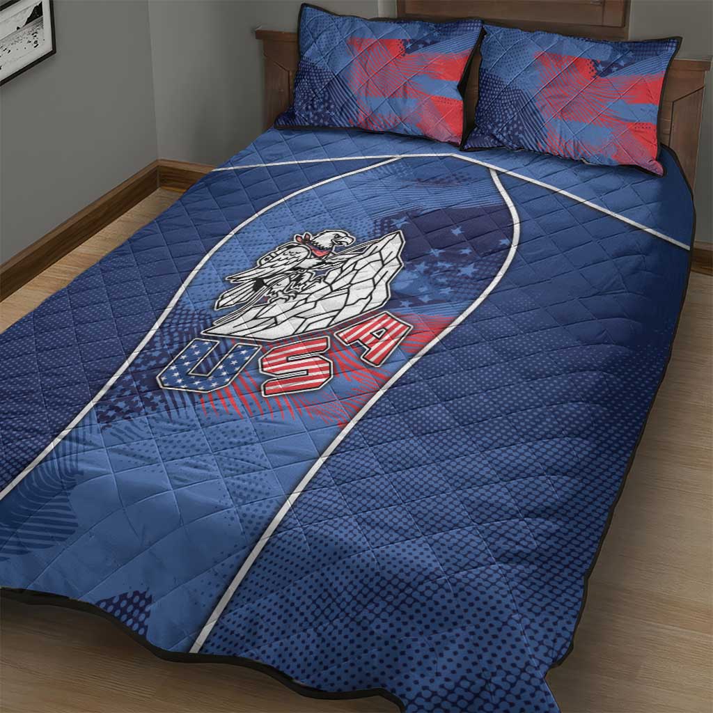 USA Climbing Quilt Bed Set American Eagle Climber