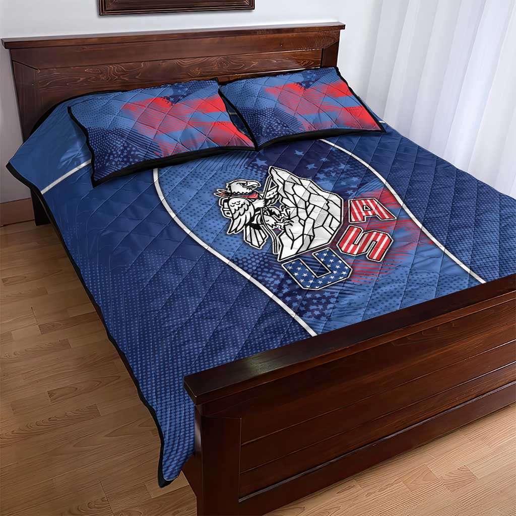 USA Climbing Quilt Bed Set American Eagle Climber