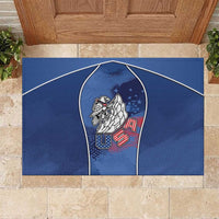 USA Climbing Rubber Doormat American Eagle Climber