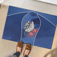 USA Climbing Rubber Doormat American Eagle Climber