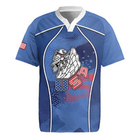Custom USA Climbing Rugby Jersey American Eagle Climber