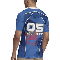 Custom USA Climbing Rugby Jersey American Eagle Climber
