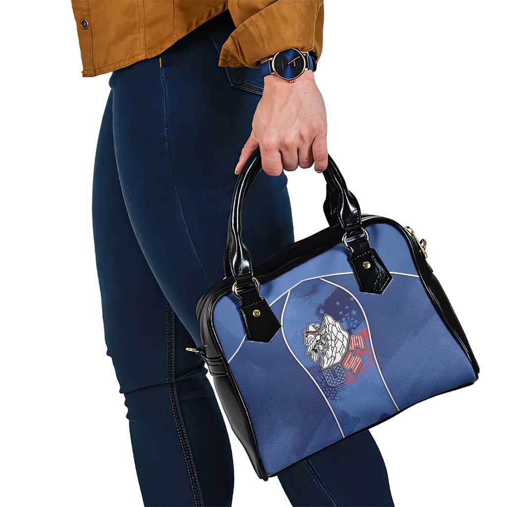 USA Climbing Shoulder Handbag American Eagle Climber