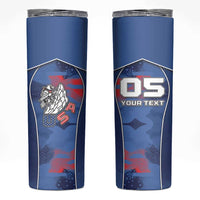 Custom USA Climbing Skinny Tumbler American Eagle Climber