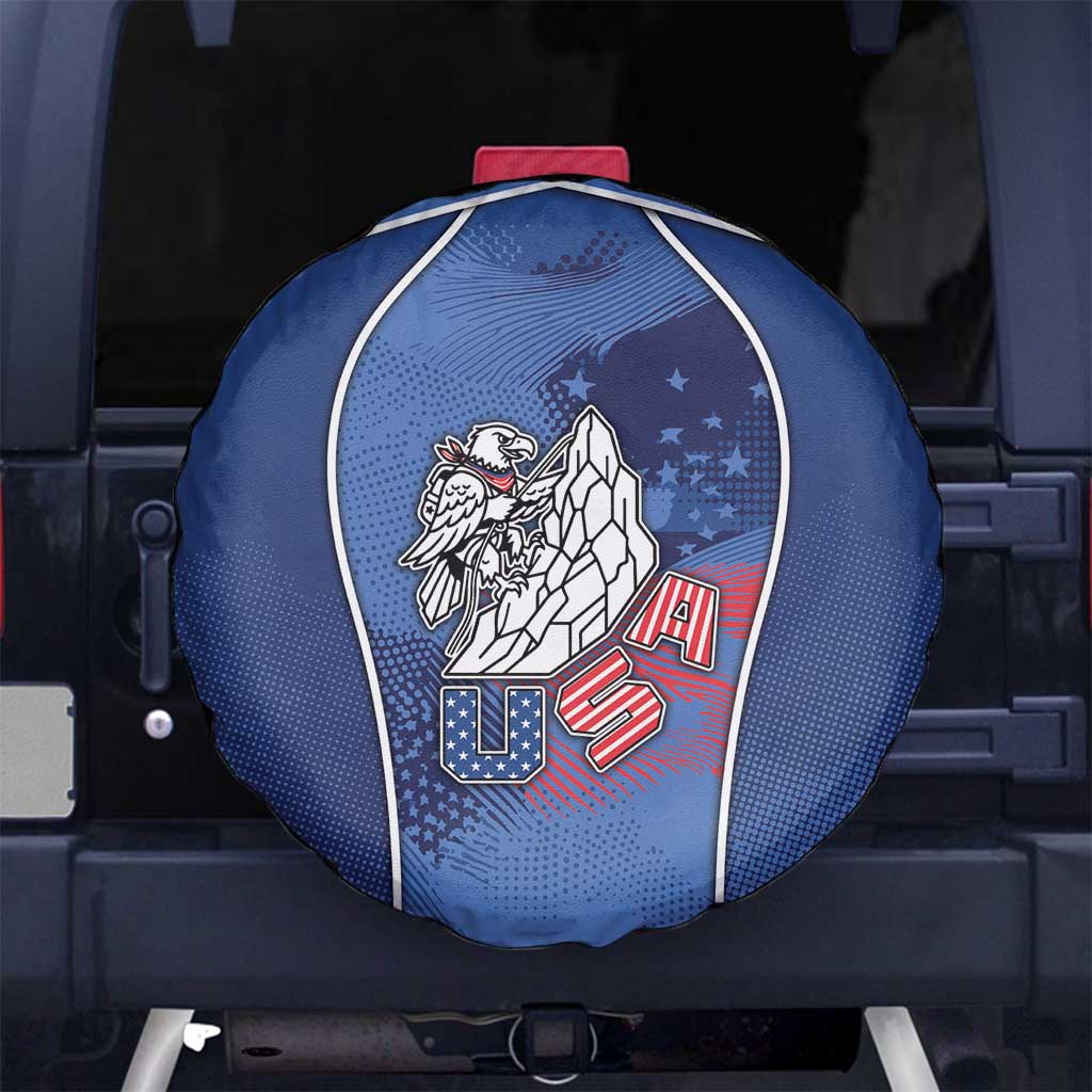USA Climbing Spare Tire Cover American Eagle Climber