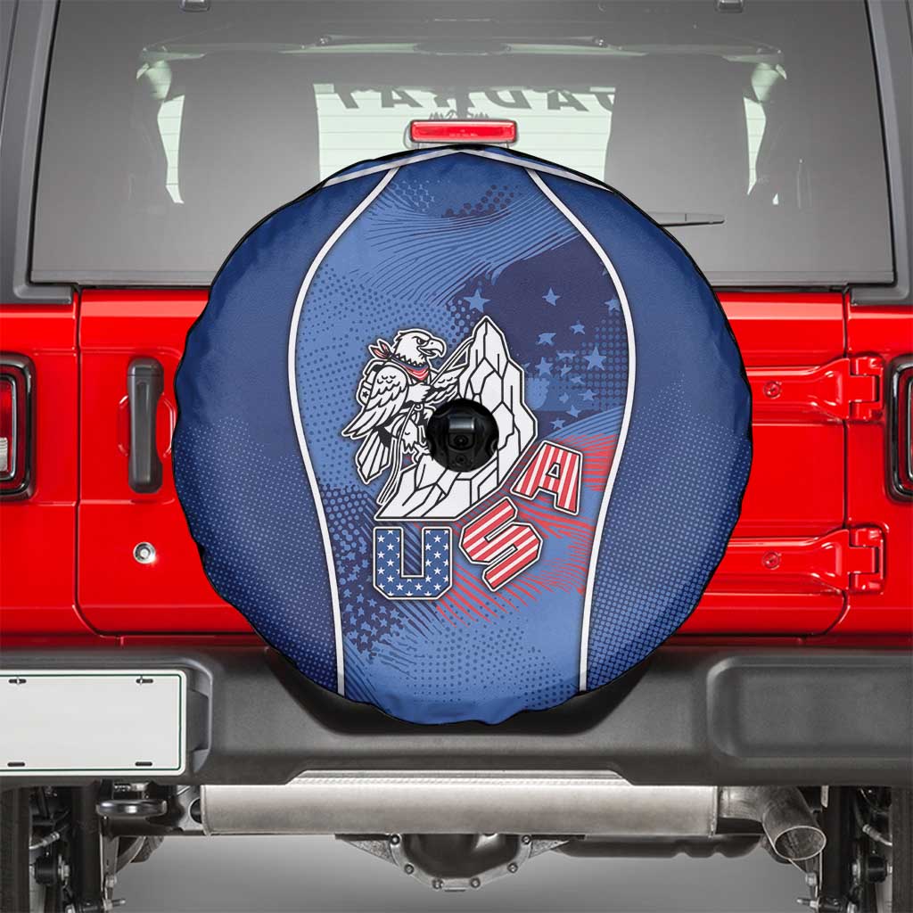 USA Climbing Spare Tire Cover American Eagle Climber