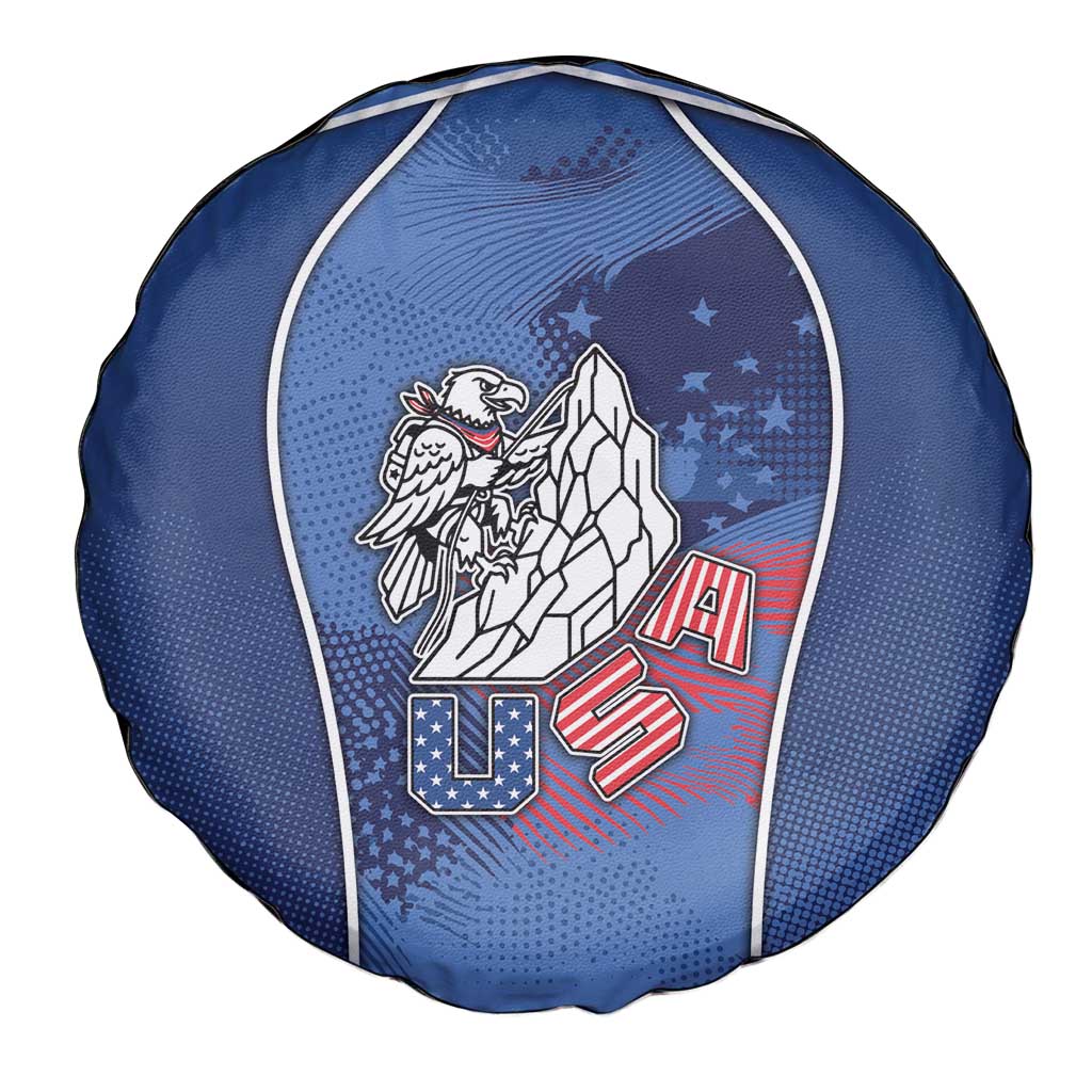 USA Climbing Spare Tire Cover American Eagle Climber